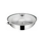 Wok avec couvercle 26cm inox - lagostina - 12138042026