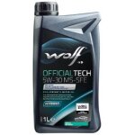 Wolf - huile moteur officialtech 5w - 30 ms - sfe - bidon de 1 litre - 1053227 - ce produit de marque ...