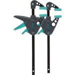 Lot de 2 serre joint  une main mini - ouverture 110 mm. saillie 40 mm - force de serrage max. 30 kg ...