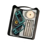 Wolfcraft - coffret de 4 tr�pans. diamant - diam�tre 5. 6. 8. 10 mm - profondeur de coupe 30 mm - r�f. ...