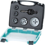 Coffret de scies cloches bim '�lectricit� et plomberie' - diam. 25. 29. 35. 51. 68 mm - prof. de coupe ...