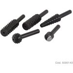 Ensemble de r�pes et de fraises 5 pi�ces - ensemble de r�pes et de fraises � utiliser avec une perceuse ...