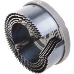 Wolfcraft - scie cloche multi - lames - diam�tre 68. 74. 80. 90. 100 mm - profondeur de coupe 33 mm. ...