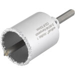 Wolfcraft - tr�pan � concretion de ct pour ma�onnerie - diam�tre 53 mm - profondeur de coupe 55 mm, foret ...