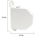 Enrouleur sangle volet rabattable blanc sangle 22 mm. Enrouleur sangle volet rabattable blanc sangle 22 mm.