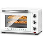 Woltu - four �lectrique 32l, four de table 1600w, minuterie 60 min, 100 - 230?, porte � double vitrage, ...