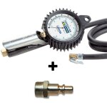 Wonder - pistolet gonflage pneus manometre 1991 bar psi michelin + raccord italie