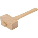 Wooden mallet t - shaped wooden hammer carpentry tool professional carpenter woodworking tool (l)