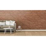 Woodflooring - plaquette de parement bois recycle kempas brut nature 10x180x495 fsc100% : bois massif ...