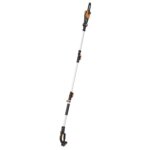 Worx - elagueuse / tronçonneuse sur tige télescopique 20v - 2ah - wg349e - ? 20 cm (hauteur de coupe ... Worx - elagueuse / tronçonneuse sur tige télescopique 20v - 2ah - wg349e - ? 20 cm (hauteur de coupe ...