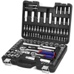 Coffret de douilles embouts et cls  cliquet 1 / 2 - inch et 1 / 4 - inch (72 dents) de dgagement rapide, ...