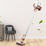Wottes - aspirateur balai sans fil 4 en 1 l�ger sac silencieux puissant 130w / 6kpa - 10kpa aspirateur ...
