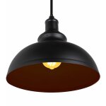 Lustre suspension industriel r�tro e27 lampe plafonnier abat - jour fer suspension luminaire r�glable ...
