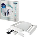 Whirlpool - kit de superposition 2 en 1 avec tablette pour lave - linge & seche - linge