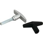 Wss - paire de poign�es alu argent / olive noire 16580000114