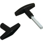 Poign�es en aluminium noir olive pour serrure de porte de garage ? design ergonomique pour prise en main ...