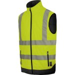 Gilet de travail haute - visibilit rversible jaune fluo wrth modyf l