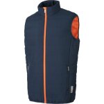 Gilet de travail matelass moon wrth modyf marine / orange s