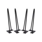 Hofuton pied meuble scandinave h. 50cm pieds epingle diy pieds pour table pied de chaise avec 20 vis ...