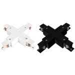 X croix pour raccord rail triphas� couleur support: blanc