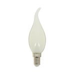 Xanlite - ampoule  filament led flamme coup de vent, culot e14, 4w cons. (40w eq. ), lumire blanche ...