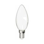 Xanlite - ampoule filament led flamme opaque, culot e14, 250 lumens, conso. 4 w (eq. 25 w), blanc chaud ...