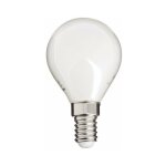 Xanlite - ampoule filament led opaque, culot e14, 250 lumens, conso. 4w (eq. 25w), 2700k, blanc chaud ...