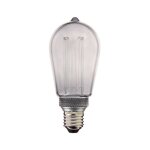 Xanlite - ampoule led dco hologramme edison au verre fum, culot e27, 4w cons. , 100 lumens, lumire ...
