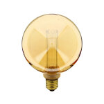 Xanlite - ampoule led dco hologramme globe (g125) au verre ambr, culot e27, 4w cons. , 200 lumens, ...