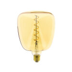 Xanlite - ampoule led d�co mug au verre ambr�, culot e27, 4w cons. (30w eq. ), 323 lumens, lumi�re blanc ...