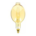Xanlite - ampoule led giant (bt180) / vintage au verre ambr�, dimmable, culot e27, 8w cons. (60w eq. ...