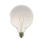 Xanlite - ampoule led globe (g125) irrgulire au verre lact, culot e27, 6w cons. (48w eq. ), 600 lumens, ...