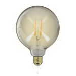 Xanlite - ampoule led globe (g125) / vintage au verre fum�, culot e27, 4w cons. (23w eq. ), 230 lumens, ...