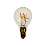Xanlite - ampoule led (p45) / vintage, culot e14, 4w cons. (18w eq. ), 180 lumens, lumi�re blanc chaud ...