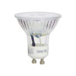 Xanlite - ampoule led spot, culot gu10, 4, 5w cons. (35w eq. ), lumi�re blanc chaud, angle focalis� - ...