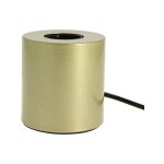 Xanlite - lampe � poser cylindrique en m�tal couleur laiton, compatible culot e27, ip20, 60w puissance ...