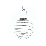 Lanterne solaire spirale ip44 - mtal - noir - solasn - xanlite