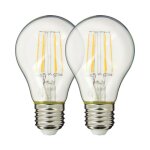 Xanlite - lot x2 ampoules à filament led edf, standard, culot e27, conso 8w eq. 75w, blanc neutre - pack2rfe10 ... Xanlite - lot x2 ampoules à filament led edf, standard, culot e27, conso 8w eq. 75w, blanc neutre - pack2rfe10 ...