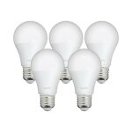 Xanlite - lot x5 ampoules led standard, culot e27, conso 9w, eq. 60w, blanc neutre - pack5ee806gcw