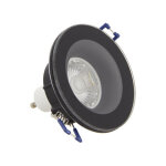 Xanlite - spot gu10 50w 4000k rond noir ip44 - sp50rip44ncw