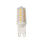 Ampoule led, g9, 300lm remp. 28w, amp. culot broches, r�gl. , blanc chd xavax