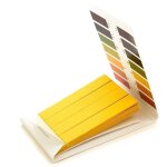 Xepho 80pcs bandelette ph, bandelettes de test de valeur ph, plage de mesure 1 - 14, papier de test tournesol ...