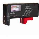Xepho testeurs de piles contrleur de testeur de tension de batterie pour pile bouton aa / aaa / c / d ...