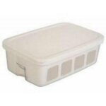 Seb - tefal xf1010 pot en plastique d'1 litre pour yaourtire multi - dlices + 1 passoire  fromage ...