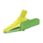 Xkk - 1001 pince crocodile de sécurité cat ii vert, jaune - stäubli Xkk - 1001 pince crocodile de sécurité cat ii vert, jaune - stäubli