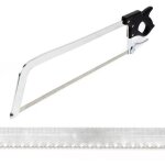 Rhg xl scie boucher professionnelle manuelle outil cuisine gastronomie lame charcutier viande gros os ...