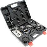 Wiltec - kit de 11 adaptateurs connecteurs pour purgeur de frein pneumatique ? en plastique ? dans un ...