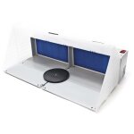 Wiltec - cabine d'aspiration double pour aérographie airbrush 12 v ? 52 db ? 8 m³ / mn ? filtre extraction ... Wiltec - cabine d'aspiration double pour aérographie airbrush 12 v ? 52 db ? 8 m³ / mn ? filtre extraction ...
