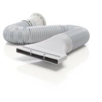 Wiltec - tuyau raccord airbrush 0, 7 - 1, 7 m, � 105 mm, pour syst�me d'extraction d'air syst�me d'aspiration, ...