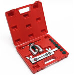 Wiltec coffret outil sertissage de tubes en alu, cuivre, acier - avec dudgeonniere � battre les collets ...